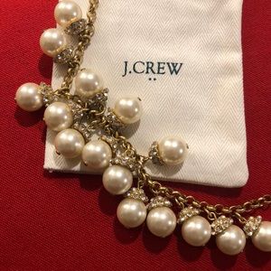 J. Crew Factory Pearl Cluster Bauble Necklace